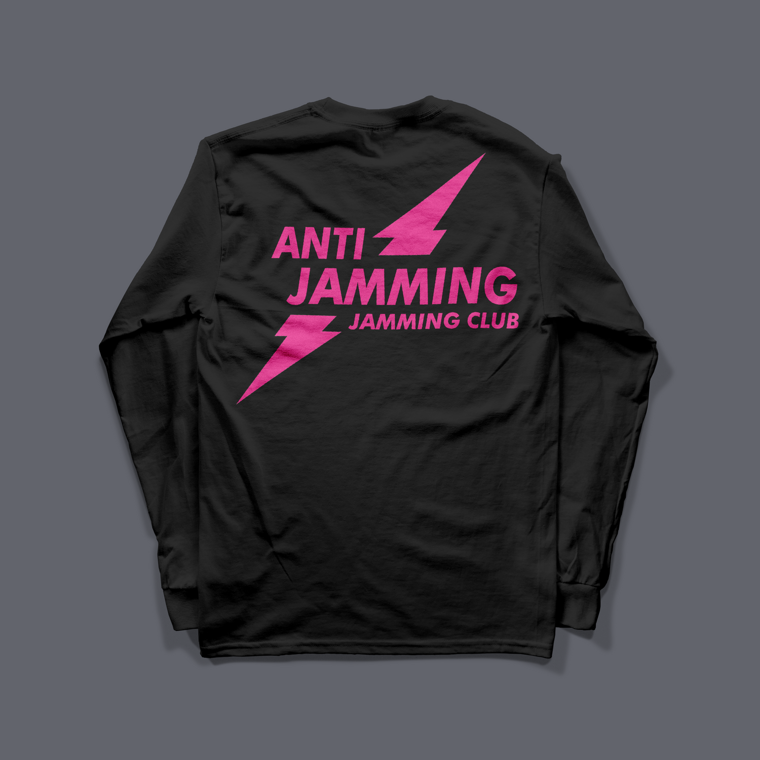 AJJC MOD I Long Sleeve Tee Black and Pink