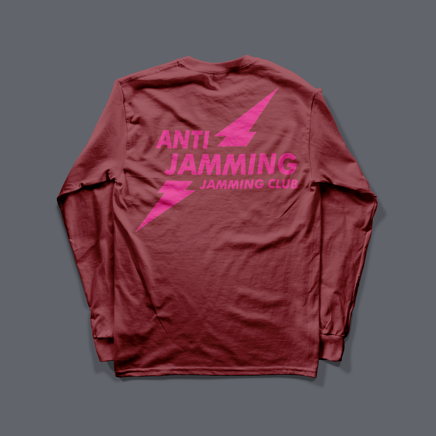 AJJC MOD I Long Sleeve Tee Black and Pink