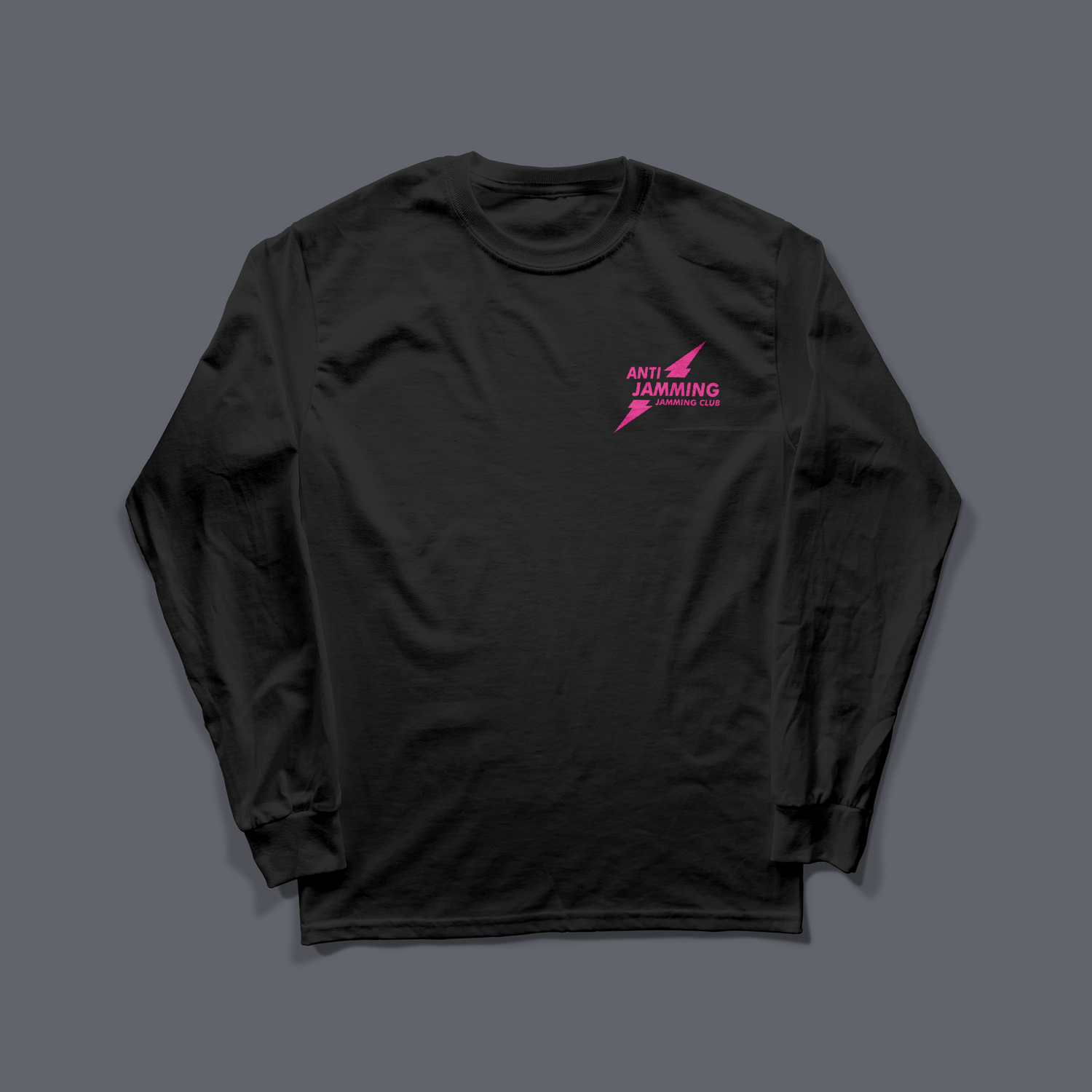 AJJC MOD I Long Sleeve Tee Black and Pink